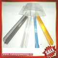 polycarbonate PC U cover cap profile edge for pc sheeting