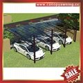 polycarbonate alu aluminum metal outdoor parking carport car canopy cover shelter for sale