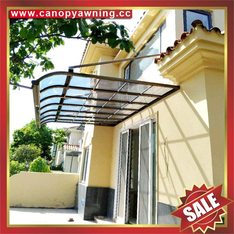 polycarbonate aluminum alu door window canopy canopies cover awning manufacturers