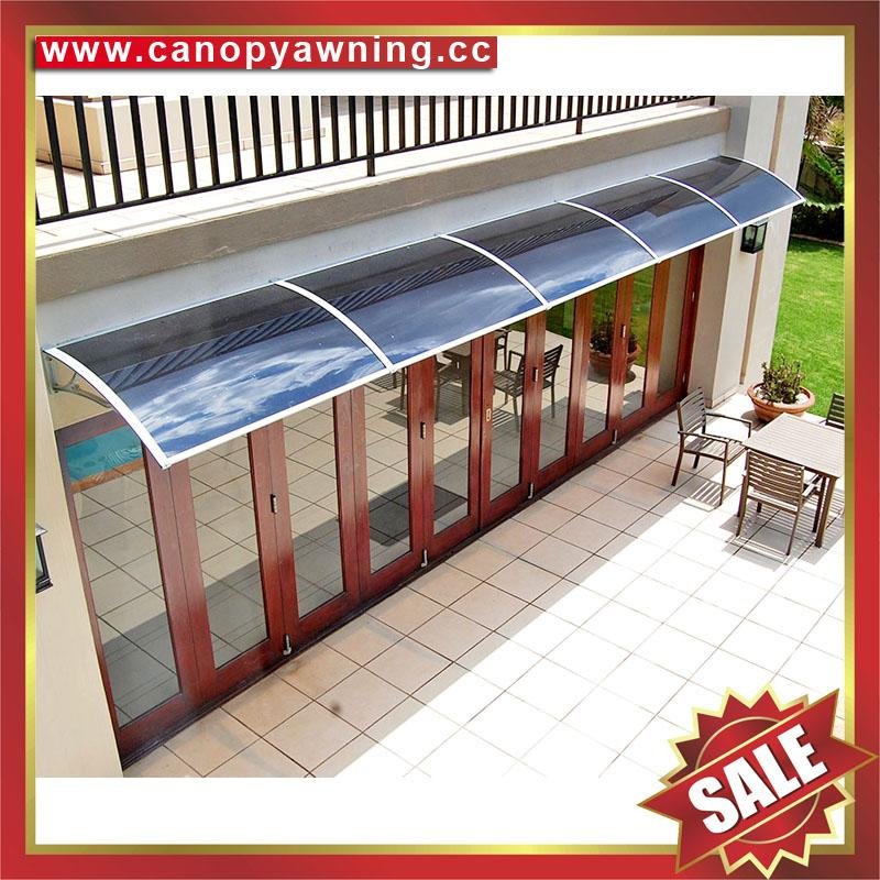aluminum polycarbonate diy canopy awning sunshade cover for house window door 1