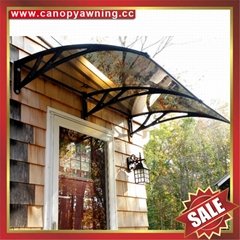 DIY door window polycarbonate pc awning canopy canopies cover sunvisor shelter