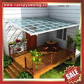 超耐用铝合金铝制耐力板板阳光露台门窗雨棚雨阳篷遮阳蓬 5