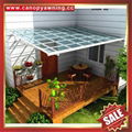 balcony aluminum canopy awning shelter polycarbonate