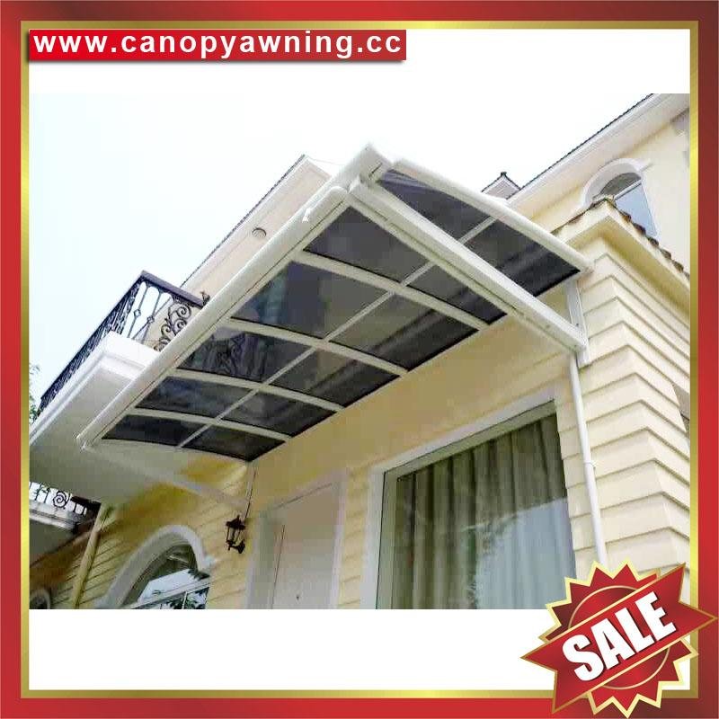 villa house door gazebo patio pc polycarbonate aluminum canopy awning canopies 5