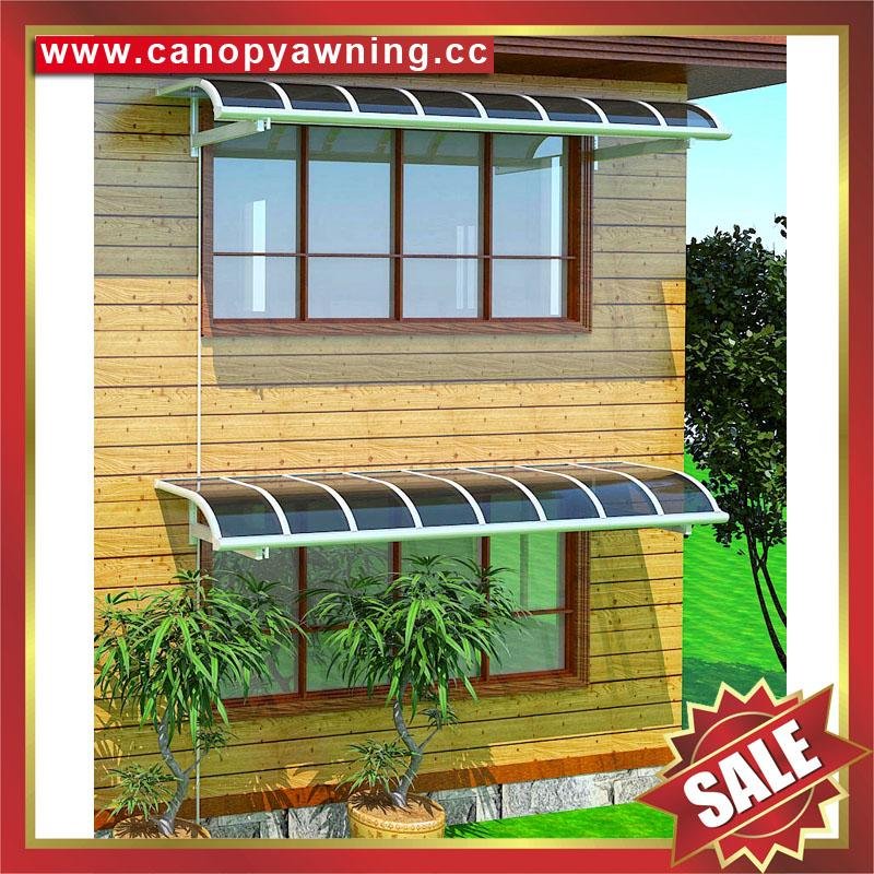 villa house door gazebo patio pc polycarbonate aluminum canopy awning canopies 6