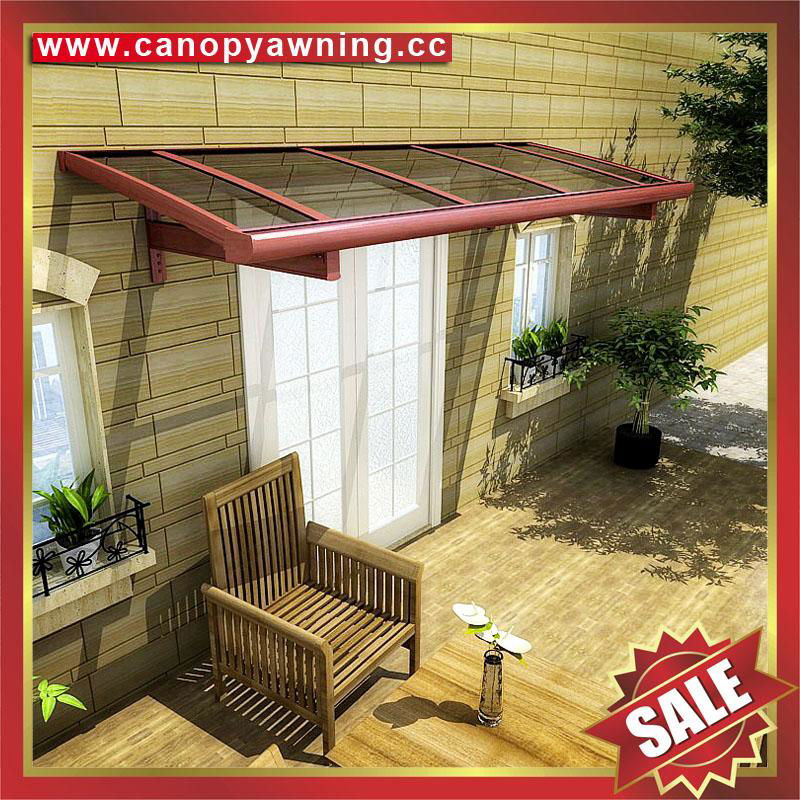 house window door alu polycarbonate aluminum canopy awning canopies cover kits
