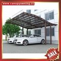 outdoor alu metal polycarbonate aluminum pc carport  vehicle automobile shelter 2