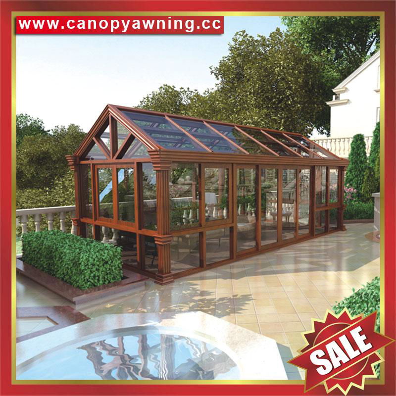 Prefab villa garden alu aluminum alloy glass sunroom sun house room 2