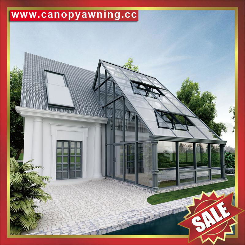Prefab villa garden alu aluminum alloy glass sunroom sun house room 4