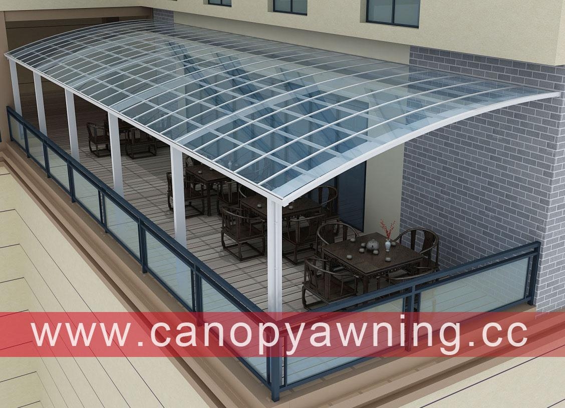 outdoor house balcony porch patio terrace alu aluminum polycarbonate canopy shelter awning cover