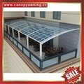 corridor gazebo patio balcony aluminum canopy awning shelter for hotel building 6