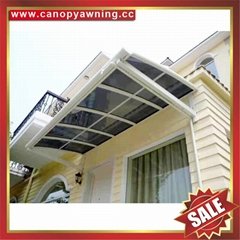 polycarbonate aluminum alu door window canopy canopies cover awning manufacturers