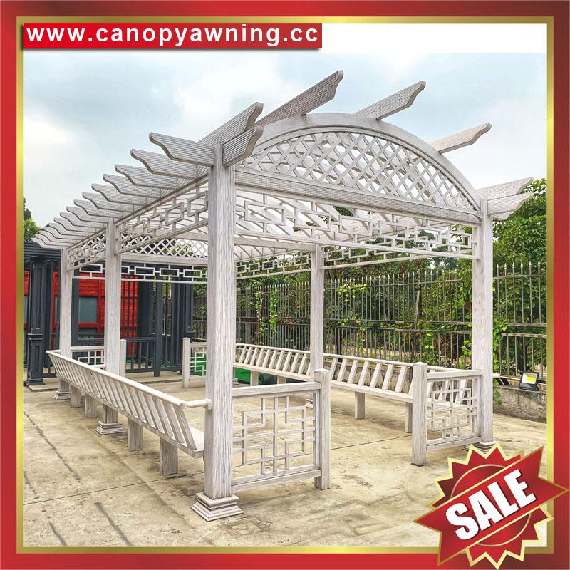 prefab classical new style aluminium metal garden grape vine trellis
