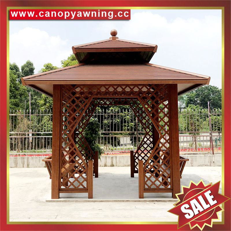 prefab outdoor aluminium pavilion pagoda gloriette for garden hotel project