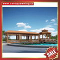 villa park garden wood style alu aluminum metal gazebo pavilion pagoda gloriette