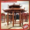 Prefabricated public park garden villa aluminum alloy pavilion Pagoda gloriette