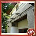 DIY door window polycarbonate pc awning canopy canopies cover sunvisor shelter 5
