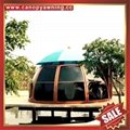 outdoor alu polycarbonate aluminum sunroom sun house room cabin dome tent gazebo 2