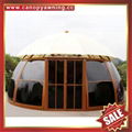 outdoor alu polycarbonate aluminum sunroom sun house room cabin dome tent gazebo