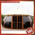 outdoor alu polycarbonate aluminum sunroom sun house room cabin dome tent gazebo 4