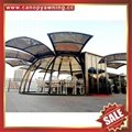 outdoor alu polycarbonate aluminum sunroom sun house room cabin dome tent gazebo 5