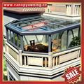 hot sale garden terrace patio aluminum alu glass sunroom house cabin shed 5