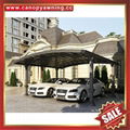 hot sale park pc polycarbonate aluminum alu car awning shelter carport canopy