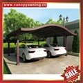 hot sale park pc polycarbonate aluminum alu car awning shelter carport canopy 5