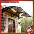 DIY door window polycarbonate pc awning canopy canopies cover sun shield shelter 5