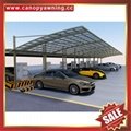 outdoor sunshade rain alu aluminum polycarbonate park car canopy shelter carport 4
