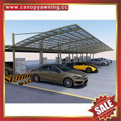 outdoor villa hotel polycarbonate alu aluminum park car shelter carport canopy