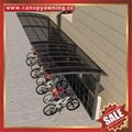 customized aluminium polycarbonate bicycle bike shelter canopy awning