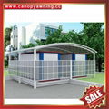 outdoor villa hotel polycarbonate pc alu aluminum pool pond roof shelter canopy