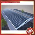 outdoor villa hotel polycarbonate pc alu aluminum pool pond roof shelter canopy 4