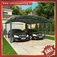 outdoor alu pc sun rain park car carport shelter cover canopy awning canopies