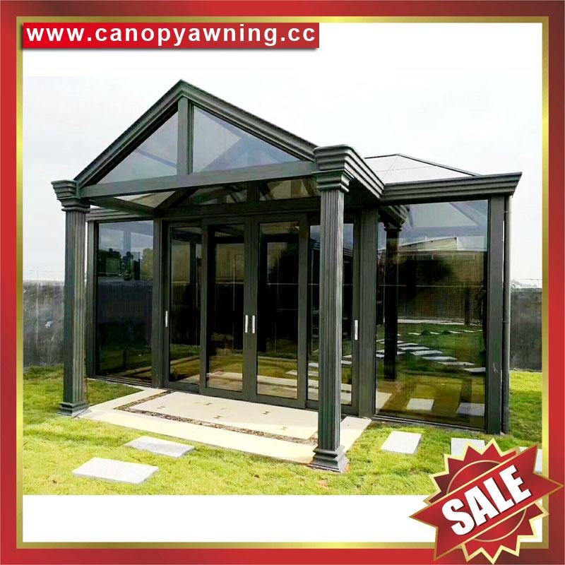 Prefabricated villa hotel garden aluminum alloy glass house room sunroom cabin 1