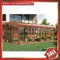 Prefab garden aluminium alloy alu glass sunroom sun house room kits for sale