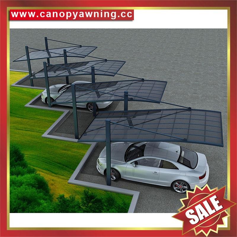 outdoor alu pc sun rain park cars carport shelter cover canopy awning canopies 5