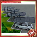 outdoor alu pc sun rain park cars carport shelter cover canopy awning canopies