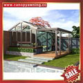 Prefabricated metal alu aluminum alloy glass sun house sunroom gazebo pavilion