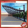 outdoor villa hotel polycarbonate alu aluminum park car shelter carport canopy 7