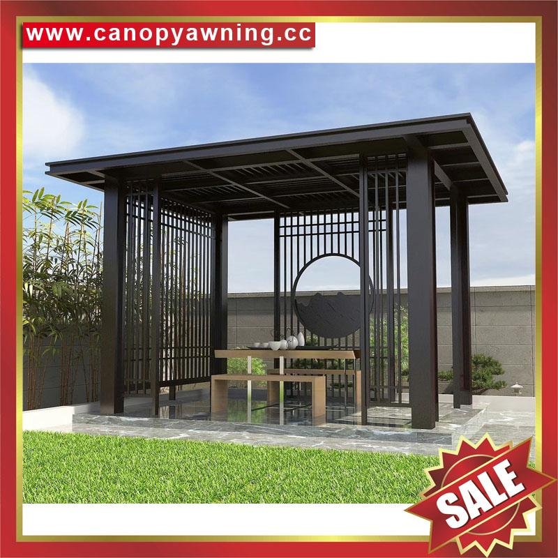 outdoor garden aluminum alu gazebo canopy awning shelter cover 6