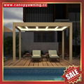 outdoor Aluminum alu canopy Awning Louver shutter pergola gazebo pavilion