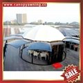 outdoor alu polycarbonate aluminum sunroom sun house room gazebo dome pavilion 3