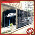 customized walkway corridor polycarbonate aluminum alu canopy awning shelter