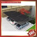hot selling aluminum polycarbonate braces park car awning shelter canopy carport