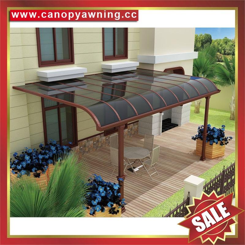 gazebo patio balcony polycarbonate pc aluminum alloy frame canopy awning shelter 1