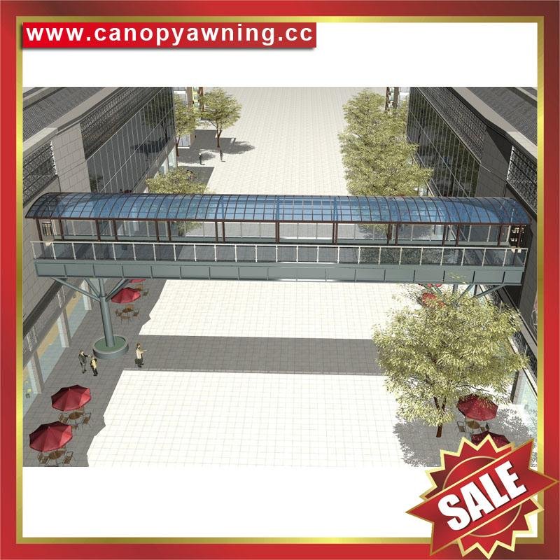 stairway walkway footway pavement polycarbonate aluminum canopy awning shelter 5