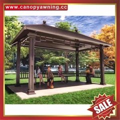 outdoor park garden aluminum gazebo pavilion canopy awning shelter