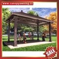 outdoor aluminum gazebo pavilion canopy awning shelter for backyard 3